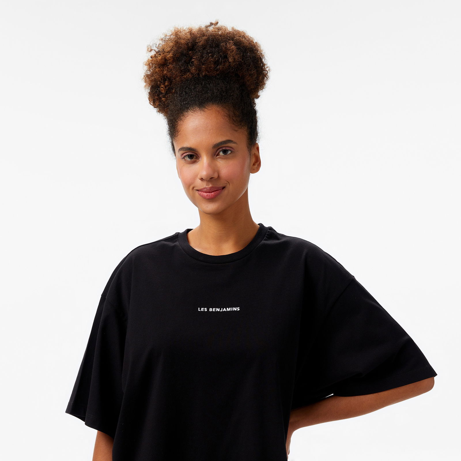Les Benjamins Essentials Kadın Siyah T-Shirt