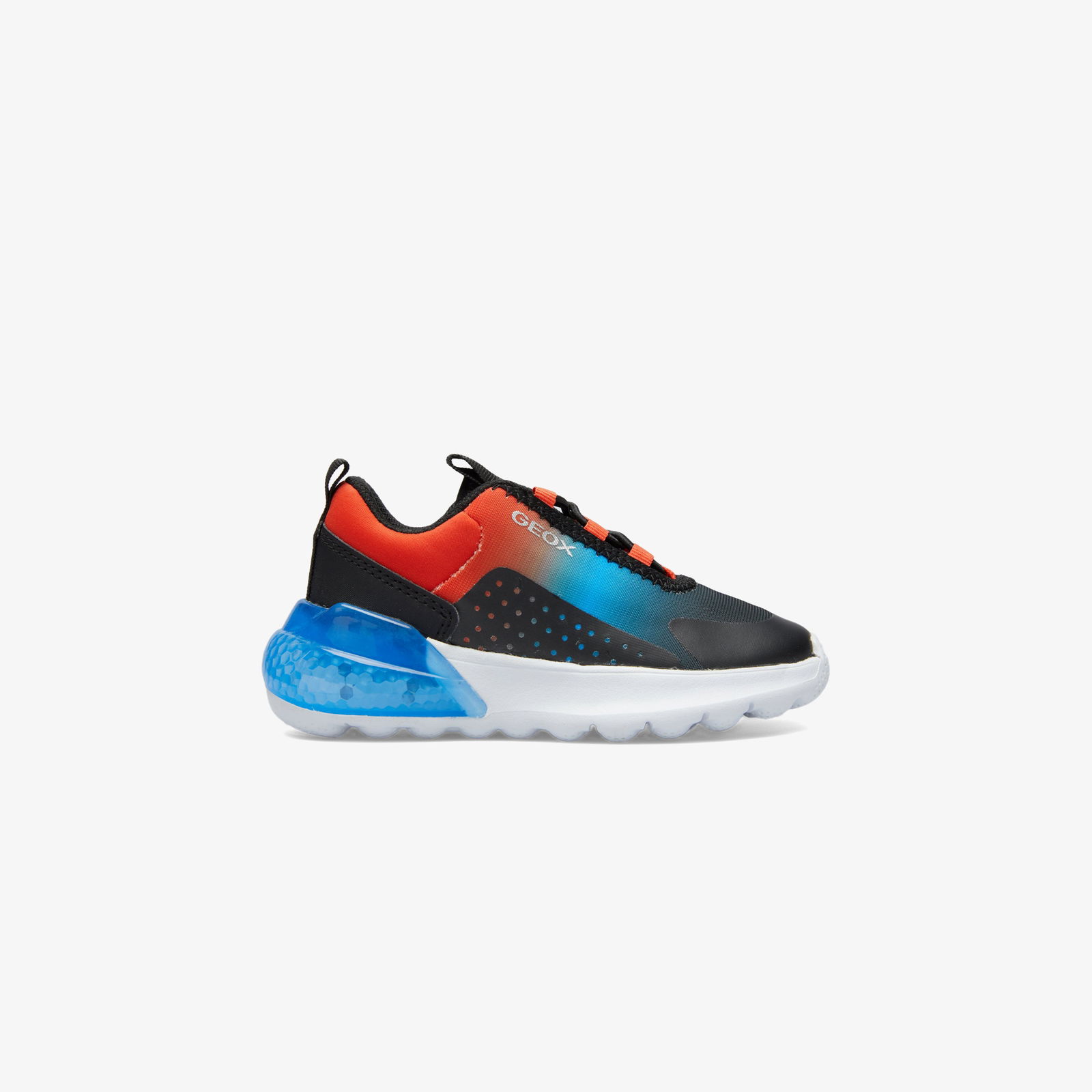 Geox Activart Illuminus Çocuk Siyah Sneaker