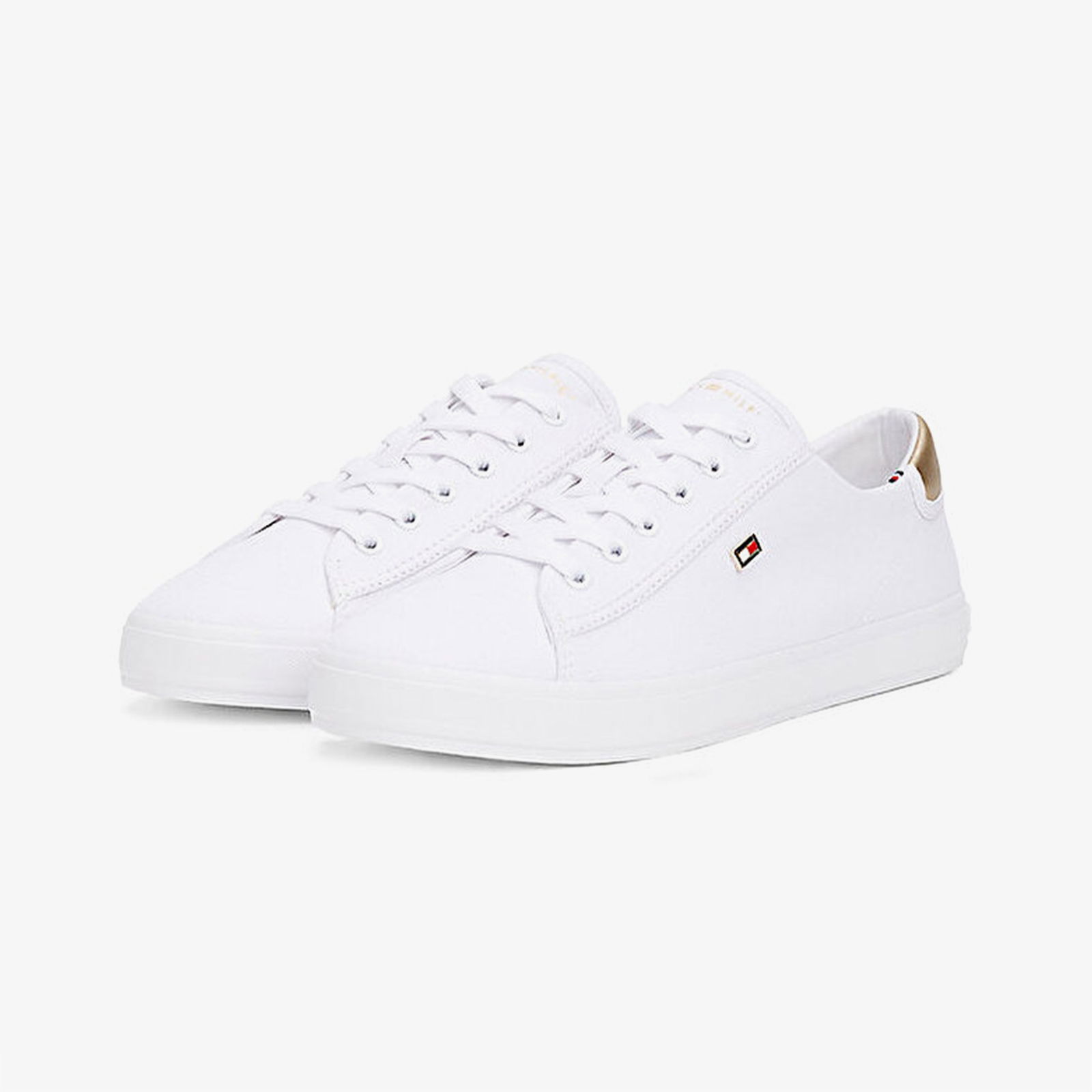 Tommy Hilfiger Vulc Lace Up Kadın Beyaz Sneaker