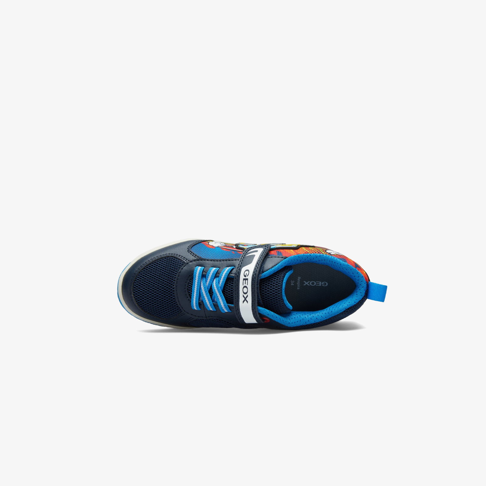 Geox Inek Monstruck Çocuk Lacivert Sneaker