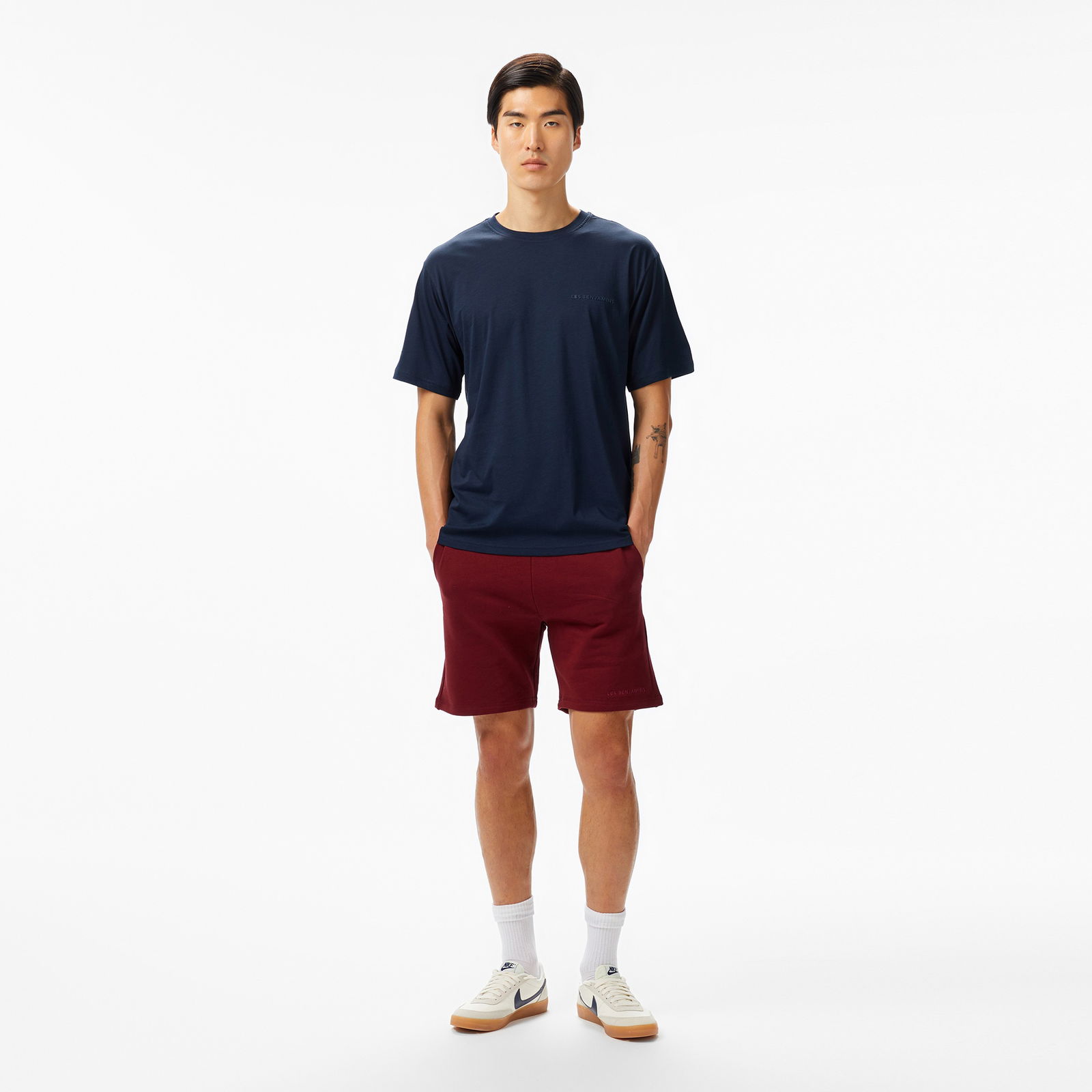 Les Benjamins 408 Erkek Lacivert T-Shirt