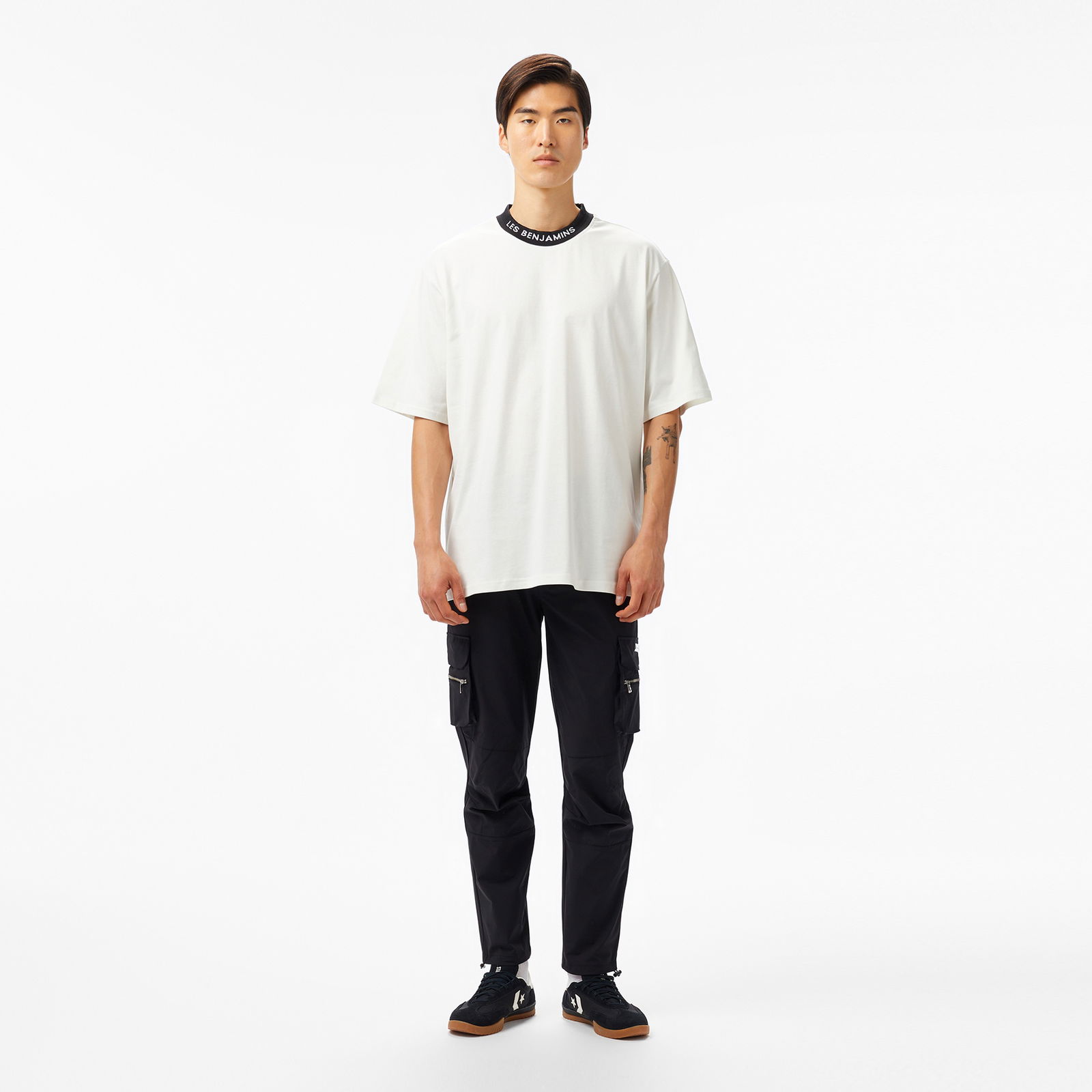 Les Benjamins 404 Erkek Beyaz T-Shirt