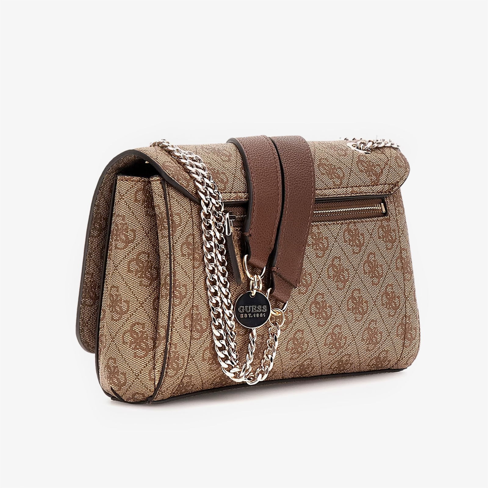 Guess Eco Erica 2 Comp Sat  Kadın Kahverengi El Çantası