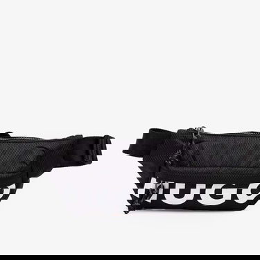  Hugo Shaun Bumbag Erkek Siyah Bel Çantası