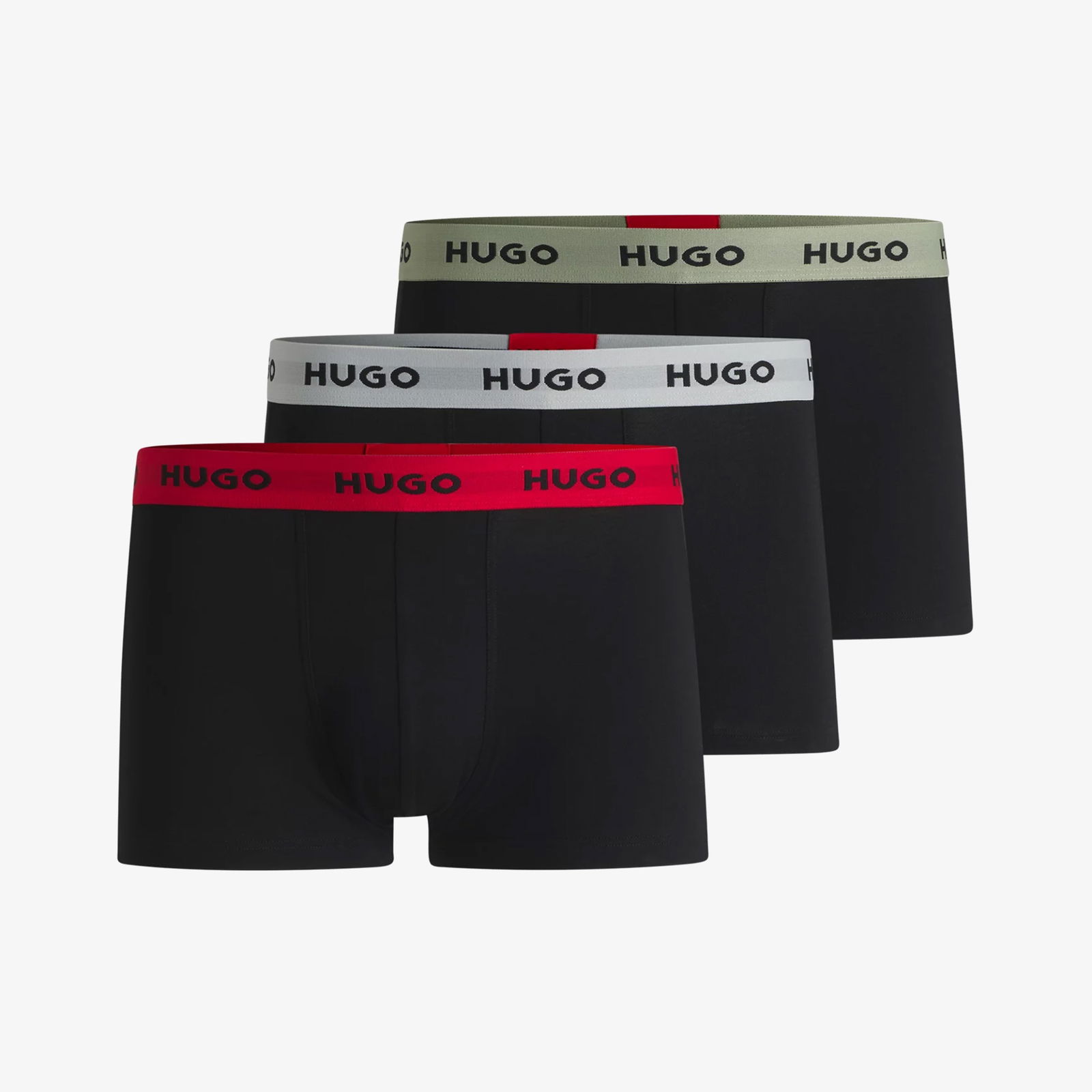 Hugo Trunk Triplet Pack Erkek Siyah Boxer