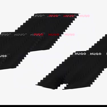 Hugo Trunk Triplet Pack Erkek Siyah Boxer