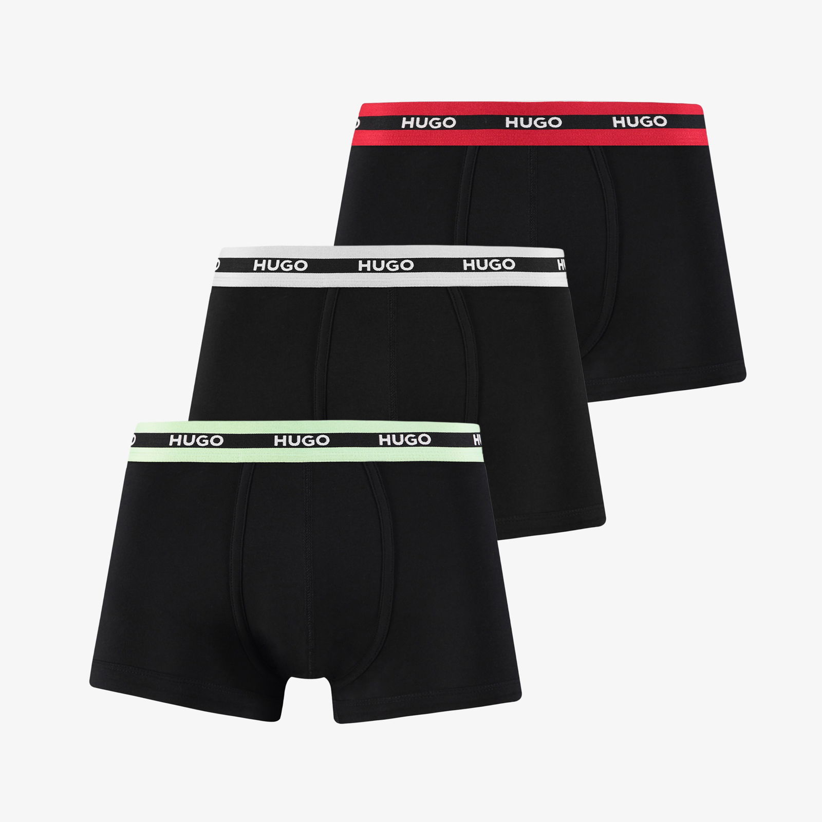 Hugo Trunk Triplet Planet Erkek Siyah Boxer