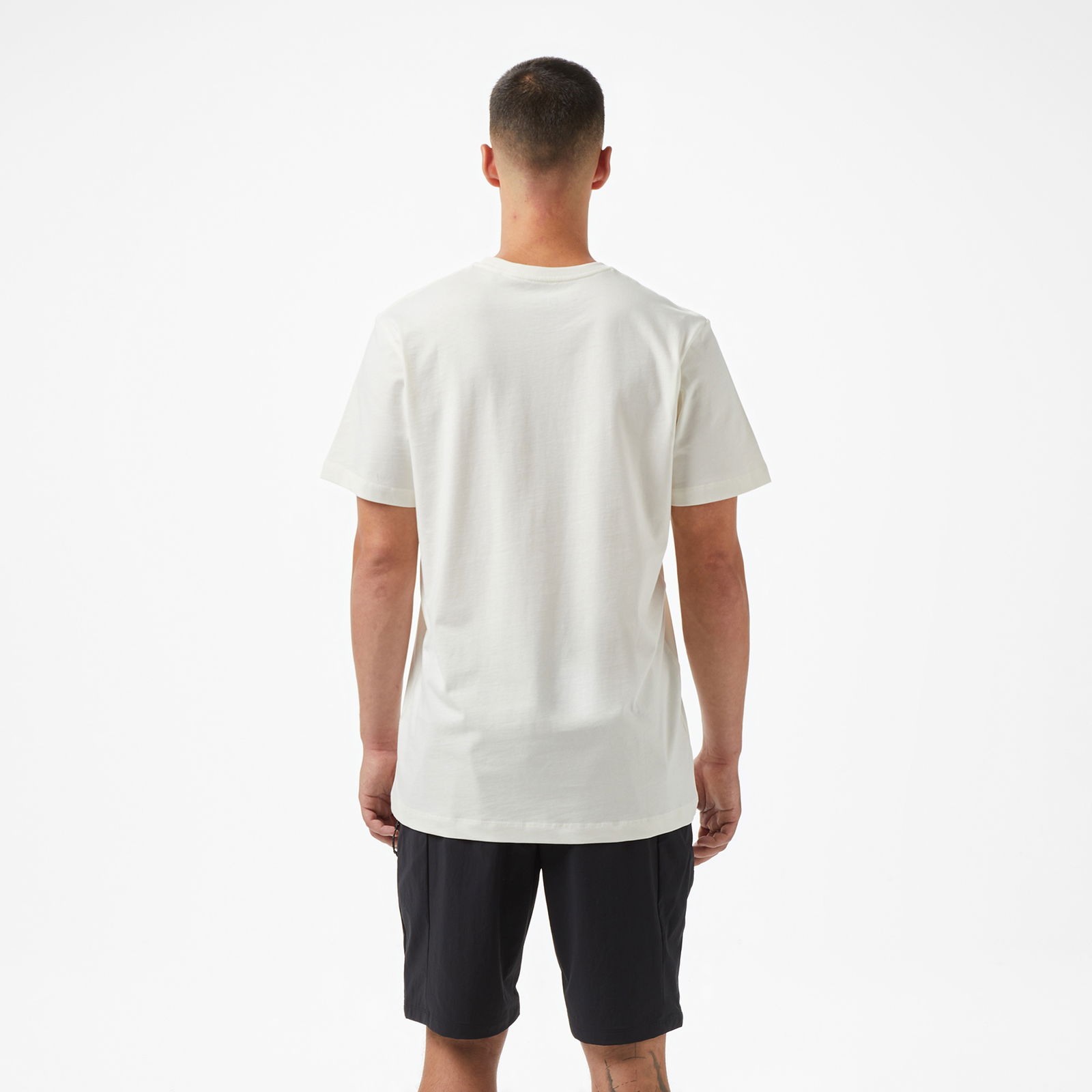 Jack Wolfskin Essential  Erkek Beyaz T-Shirt