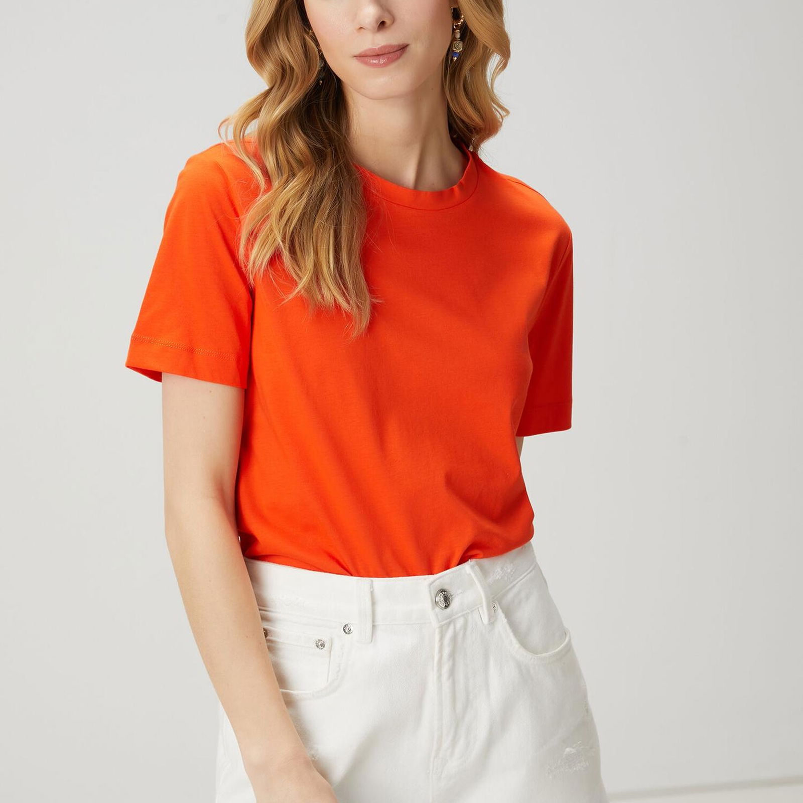 Beymen Club Kadin Mercan T-shirt