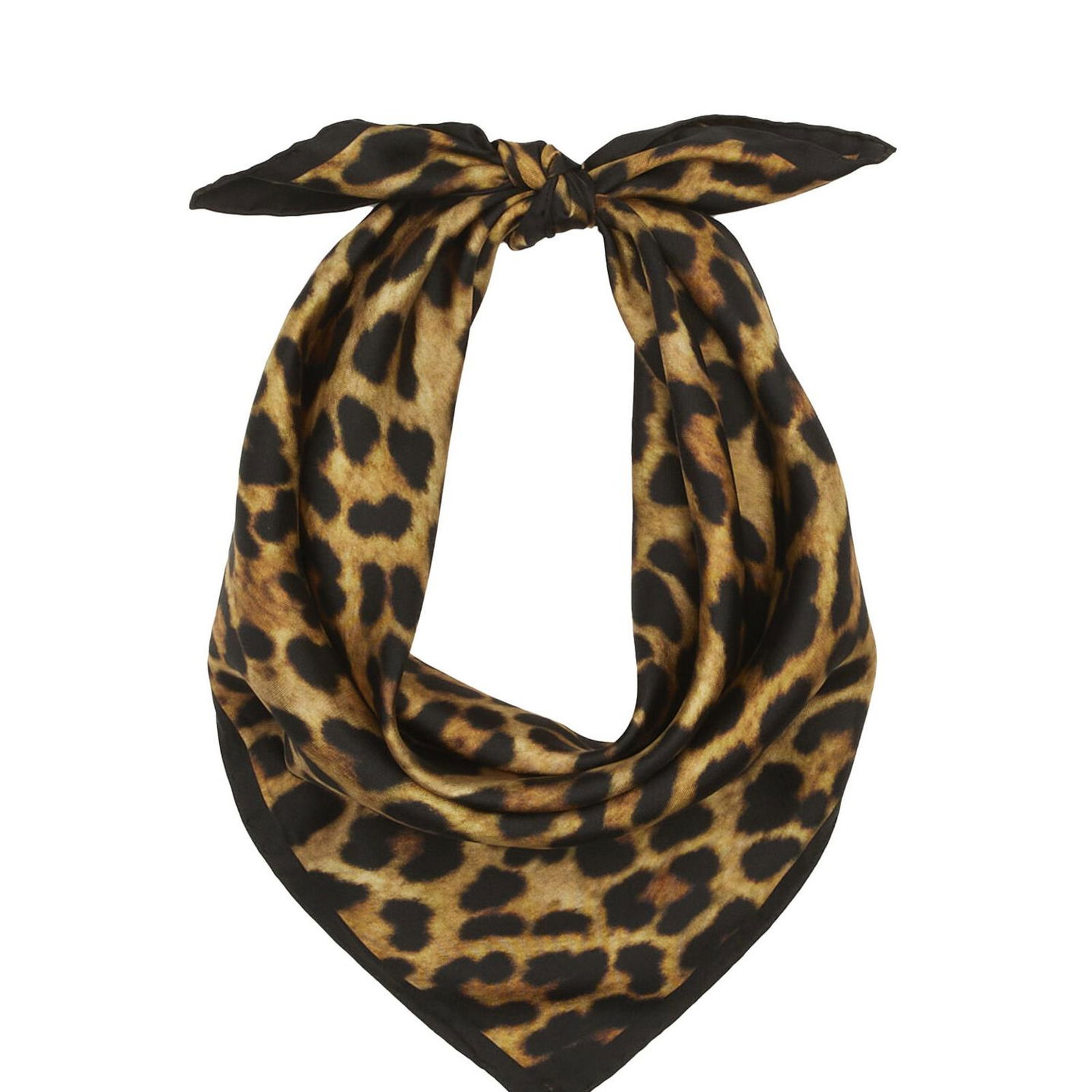 Beymen Club Kadin Leopar Desenli 70x70 cm İpek Eşarp