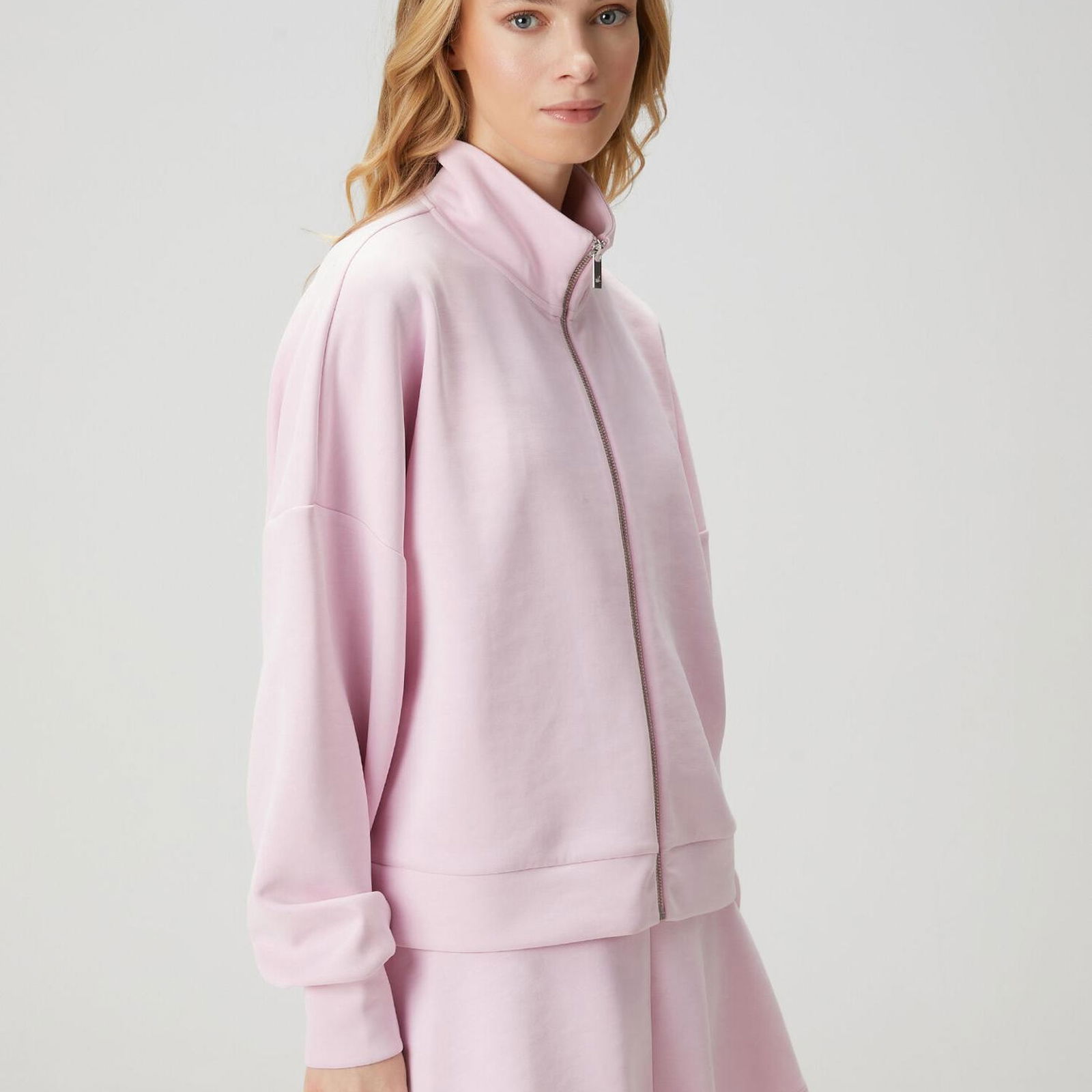 Beymen Club Kadin Pembe Fermuarlı Sweatshirt