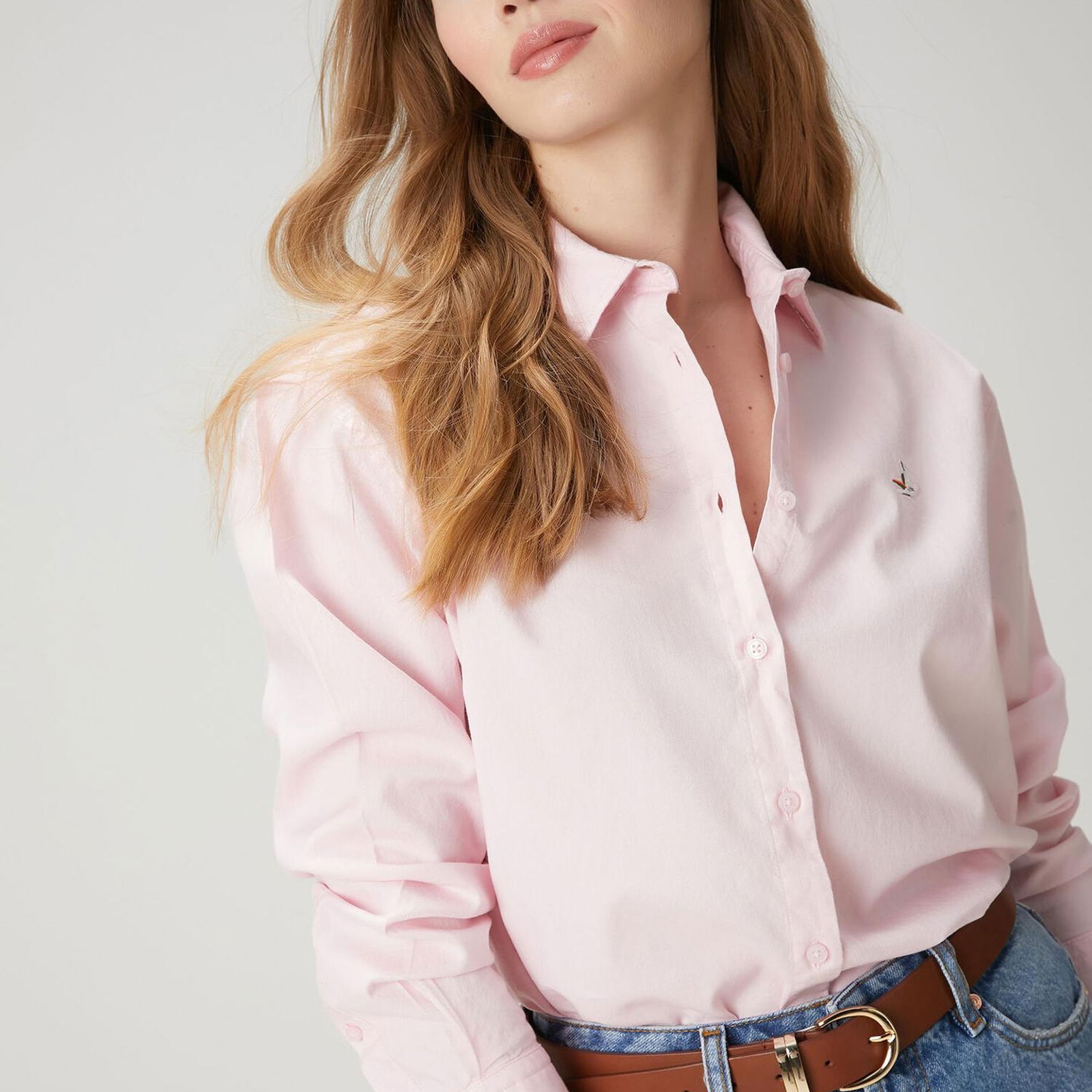 Beymen Club Kadın Açık Pembe Oxford Gömlek