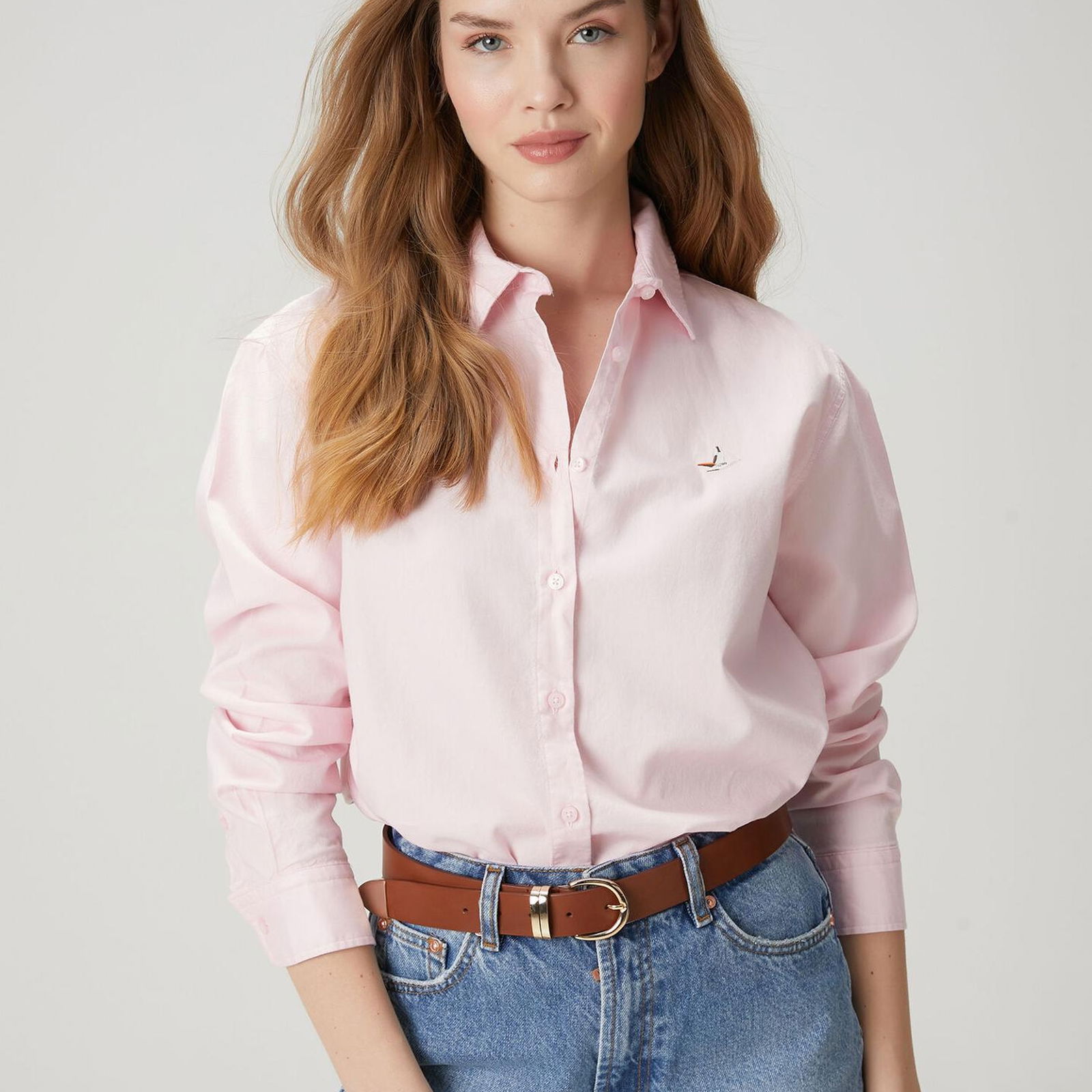 Beymen Club Kadın Açık Pembe Oxford Gömlek