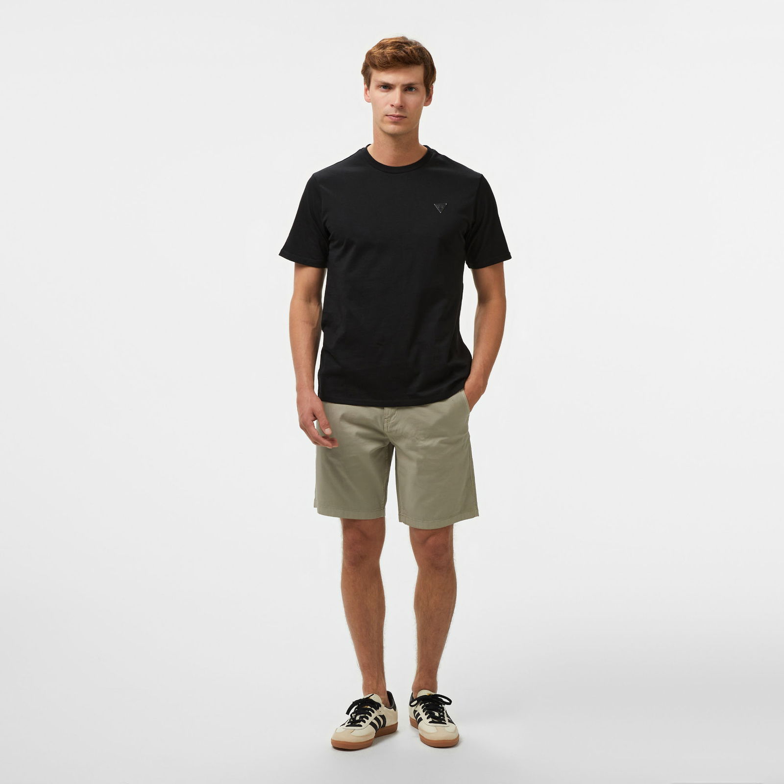 Guess Angels Chino Short Flat Twill 200 Erkek Yeşil Şort