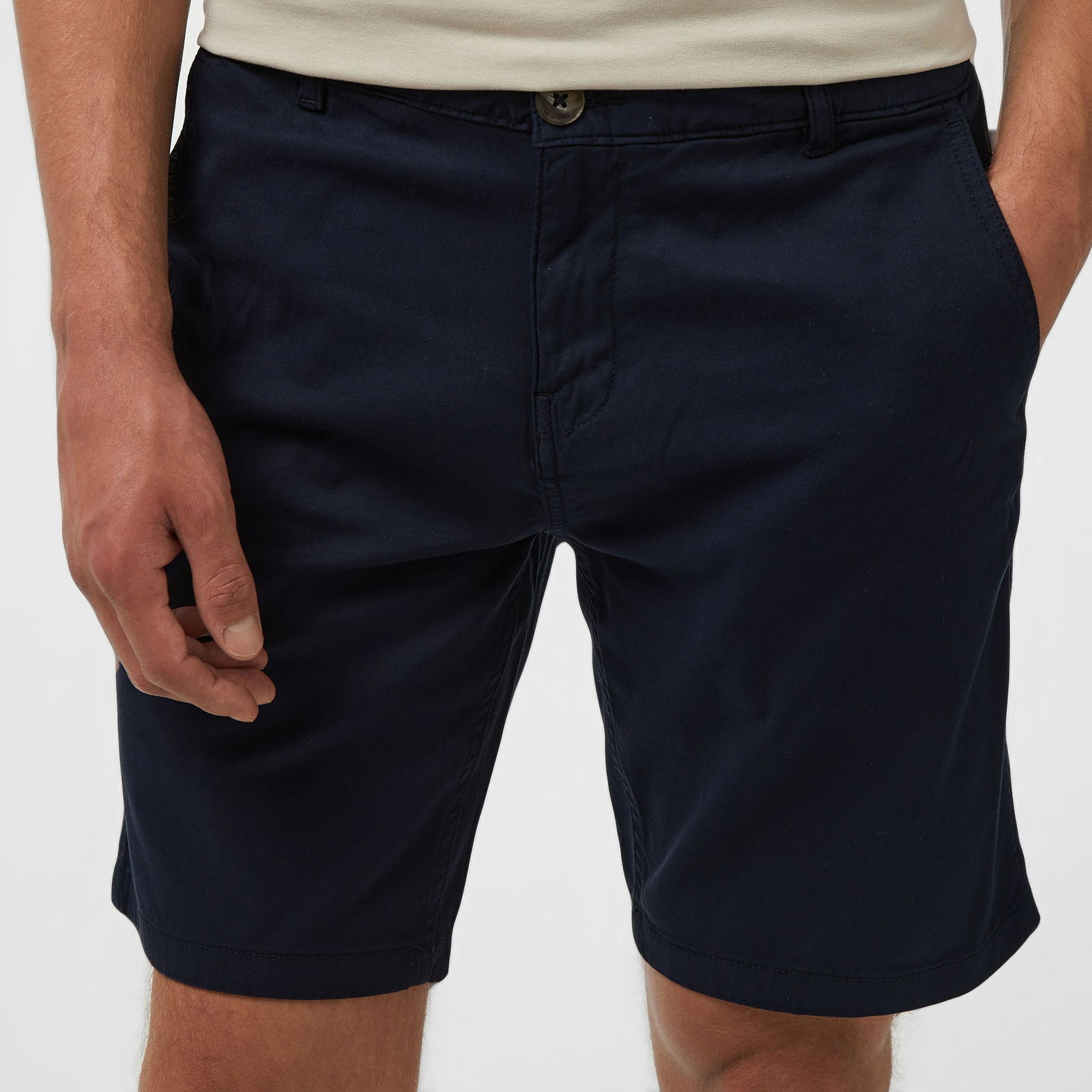 Guess Angels Chino Short Flat Twill 200 Erkek Lacivert Şort