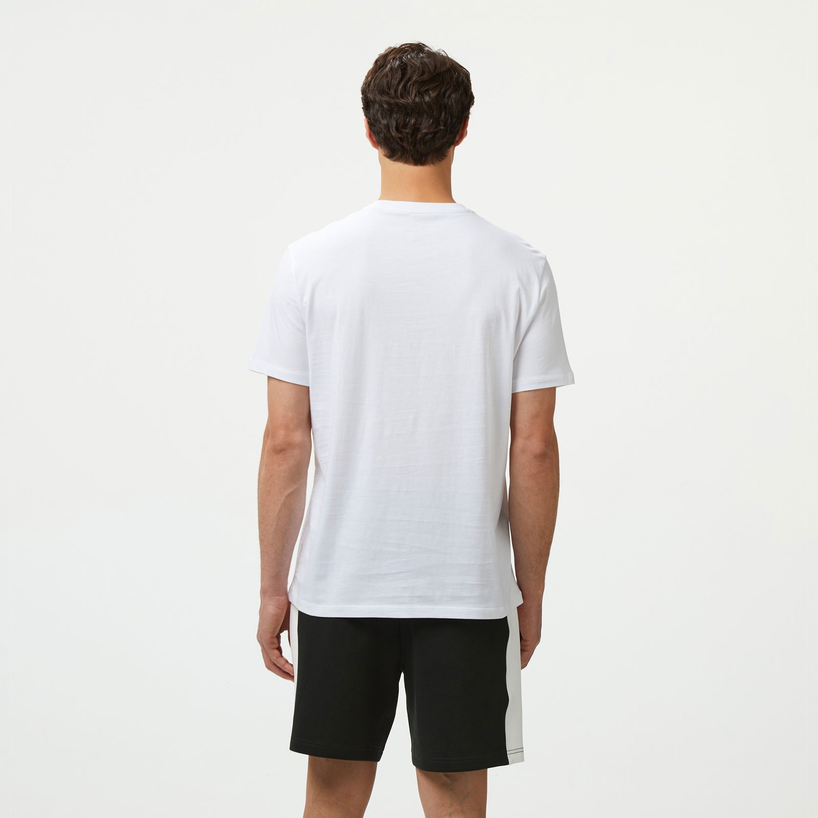Armani Exchange Erkek Beyaz Bisiklet Yaka T-Shirt