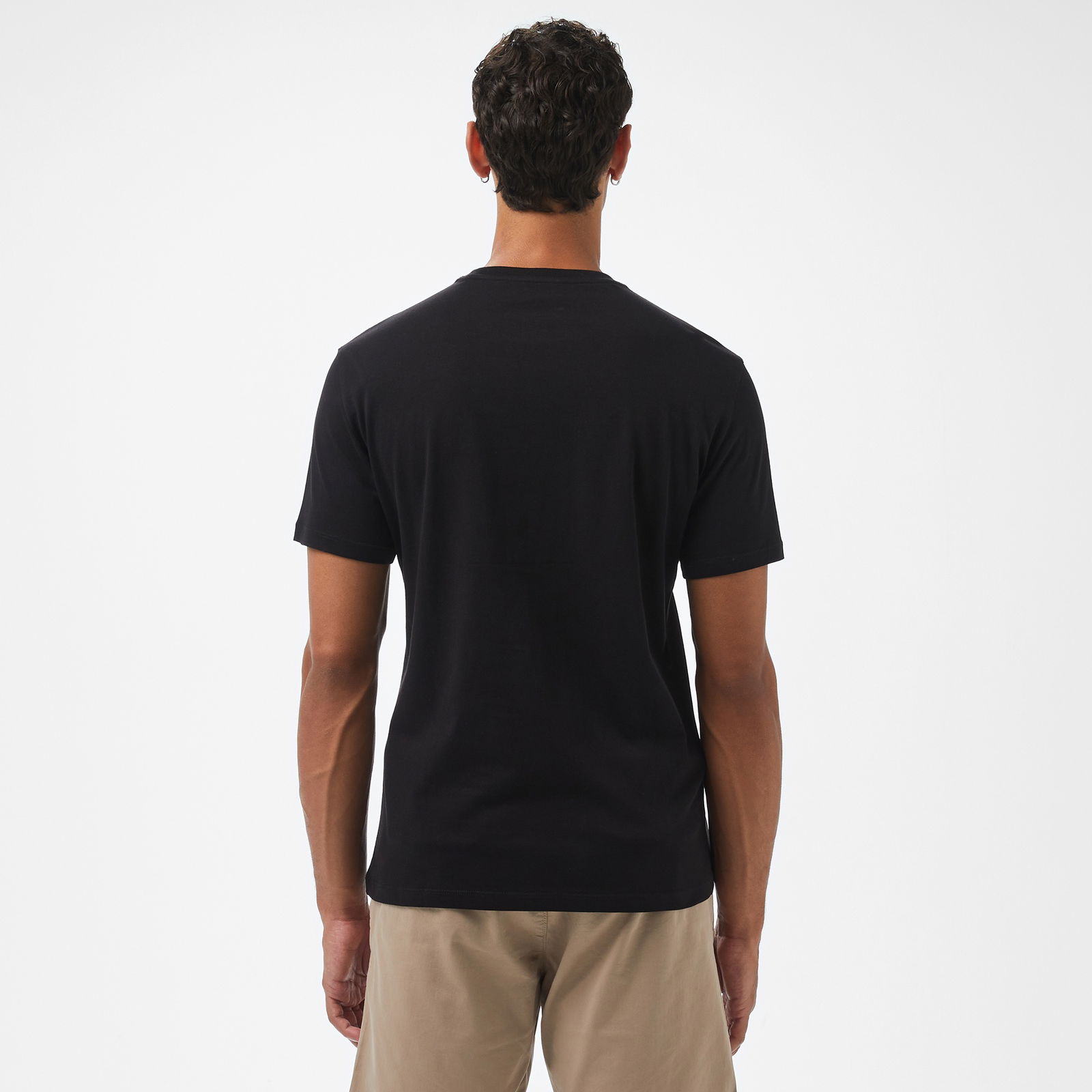 Armani Exchange Erkek Siyah Bisiklet Yaka T-Shirt