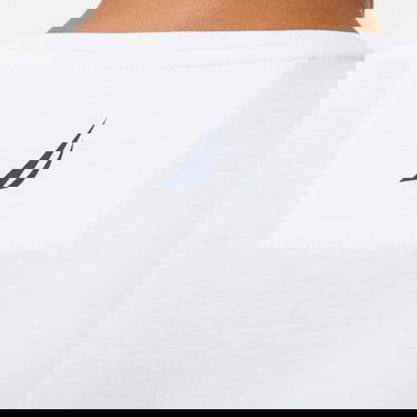  Nautica Erkek Beyaz Regular Fit Baskılı T-Shirt