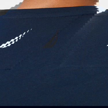  Nautica Erkek Lacivert Regular Fit Baskılı T-Shirt