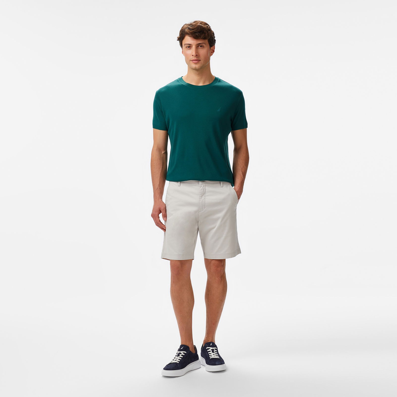 Nautica Erkek Yeşil Regular Fit T-Shirt