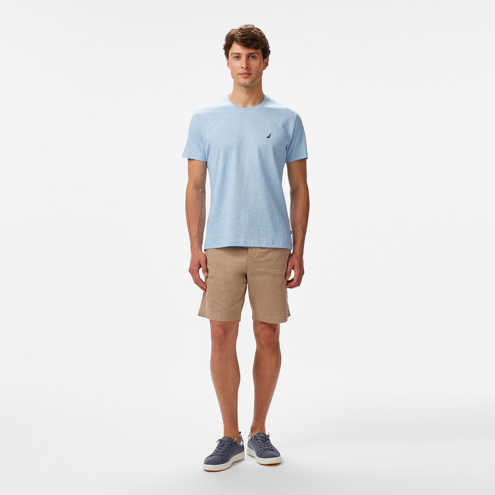 Nautica Erkek Mavi Regular Fit T-Shirt