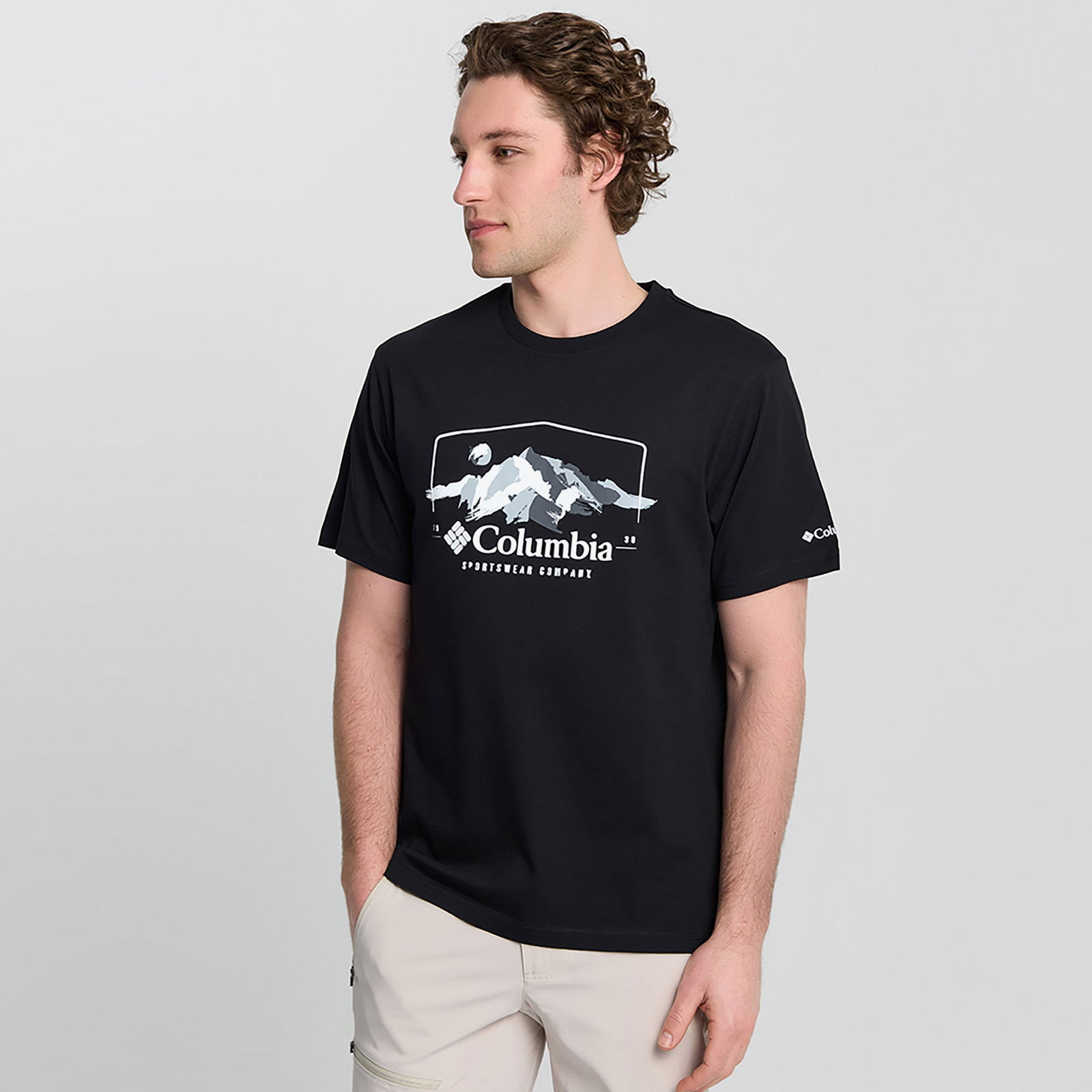 Columbia Csc Brush With Nature Erkek Siyah T-Shirt