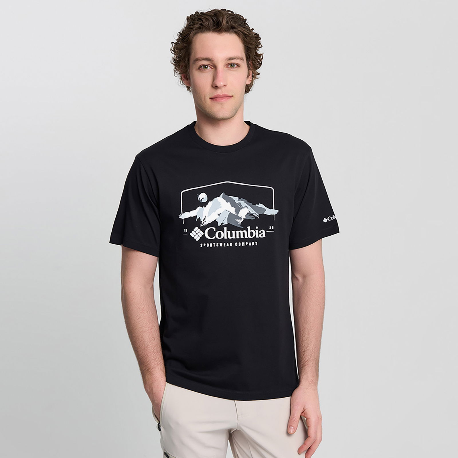 Columbia Csc Brush With Nature Erkek Siyah T-Shirt