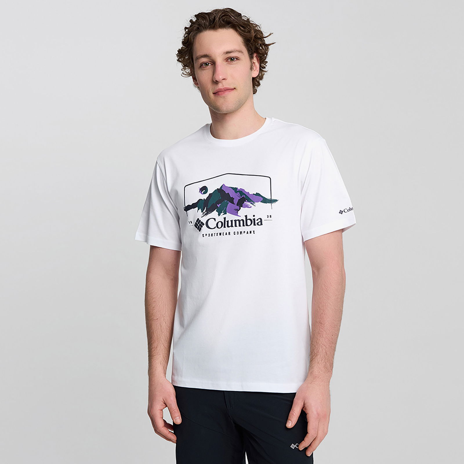 Columbia Csc M Brush With Nature Erkek Beyaz T-Shirt