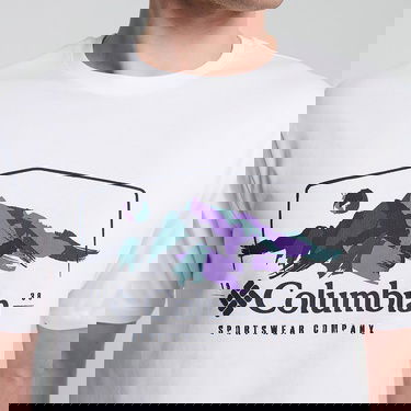  Columbia Csc M Brush With Nature Erkek Beyaz T-Shirt