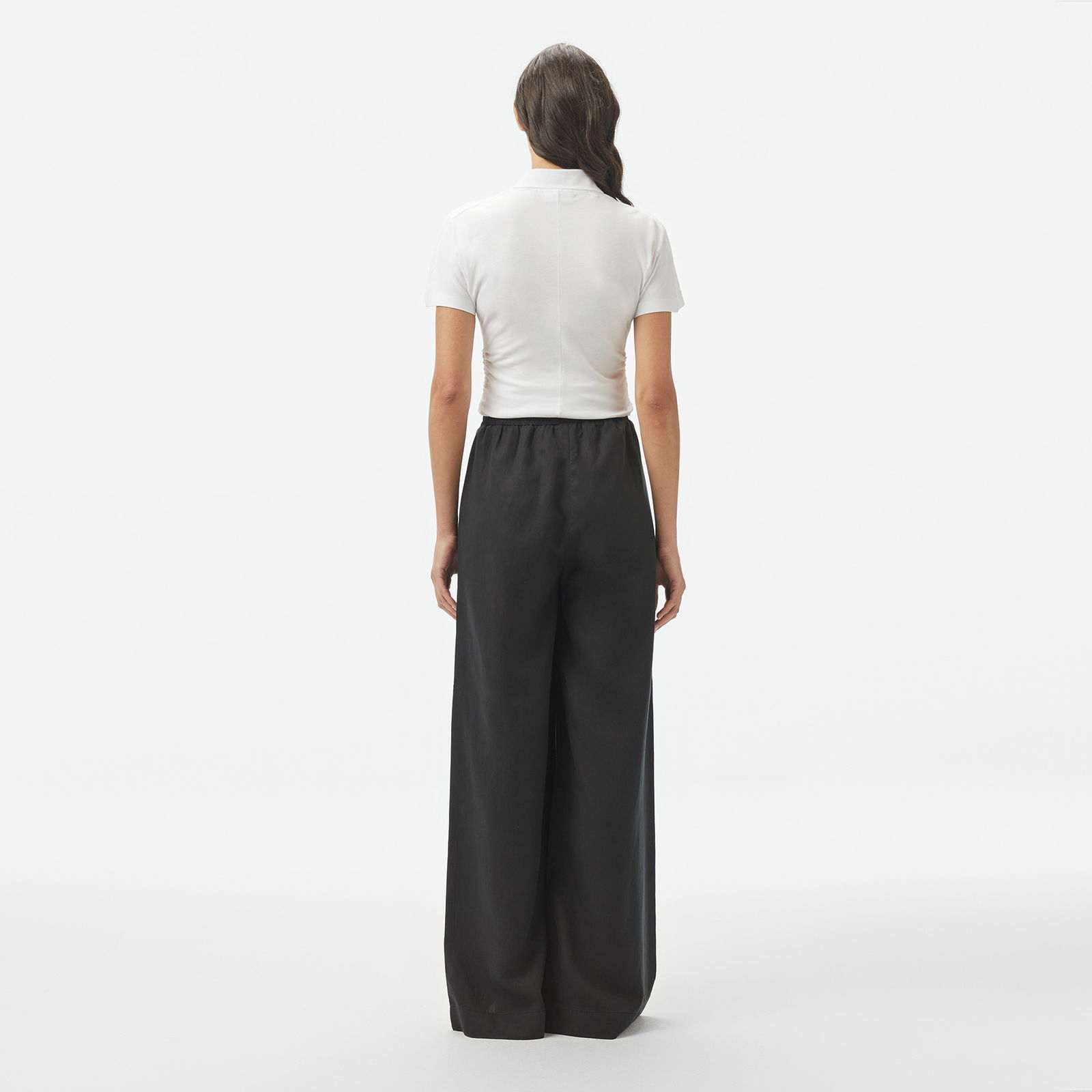 Lacoste Kadın Relaxed Fit Siyah Pantolon