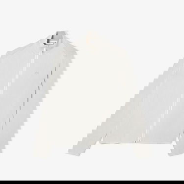  Lacoste Erkek Classic Fit Fermuarlı Yaka Gri Triko