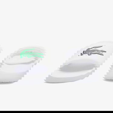  Lacoste Serve Slide Kadın Beyaz Terlik