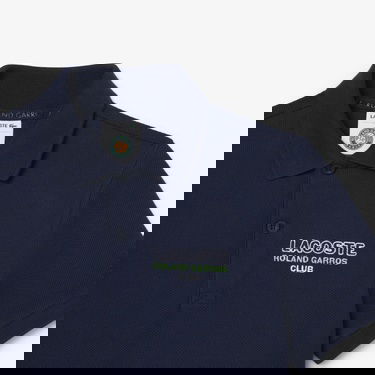  Lacoste Rolland Garros Çocuk Baskılı Lacivert Polo