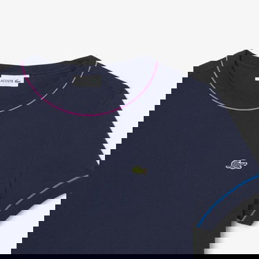  Lacoste Çocuk Bisiklet Yaka Lacivert T-Shirt