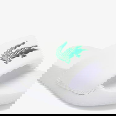  Lacoste Serve Slide 1.0 Erkek Beyaz Terlik