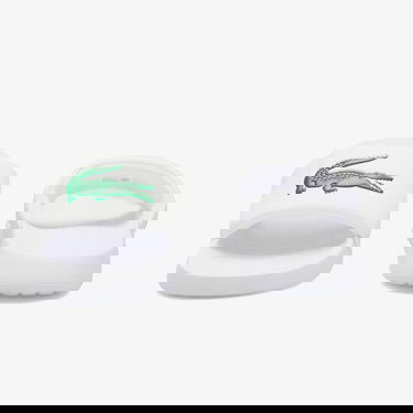  Lacoste Serve Slide 1.0 Erkek Beyaz Terlik
