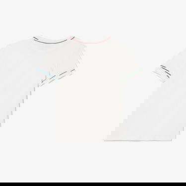  Lacoste Çocuk Bisiklet Yaka Krem T-Shirt