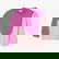 Lacoste Çocuk Bisiklet Yaka Renk Bloklu Pembe Sweatshirt