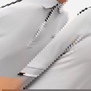  Lacoste Erkek Regular Fit Renk Bloklu Gri Polo