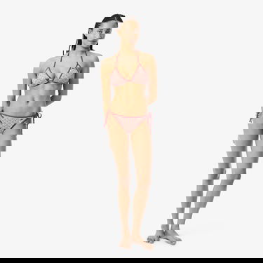 Lacoste Kadın Monogram Kırmızı Bikini Altı