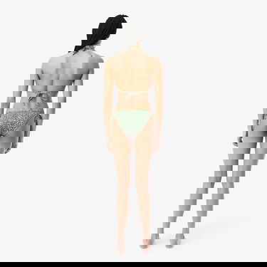 Lacoste Kadın Baskılı Yeşil Bikini Altı