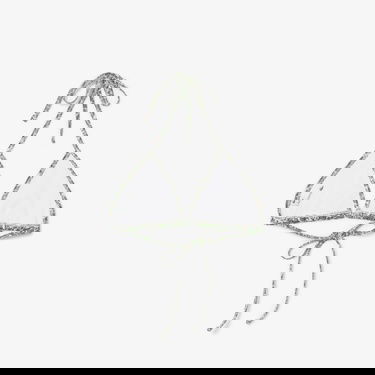  Lacoste Kadın Baskılı Yeşil Bikini Üstü