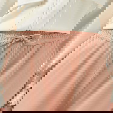  Lacoste Kadın Relaxed Fit Pembe Eşofman Altı