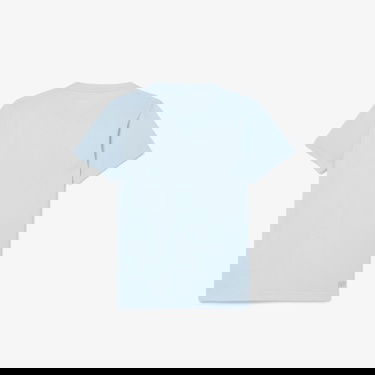  Lacoste Erkek Çocuk Bisiklet Yaka Baskılı Mavi T-Shirt