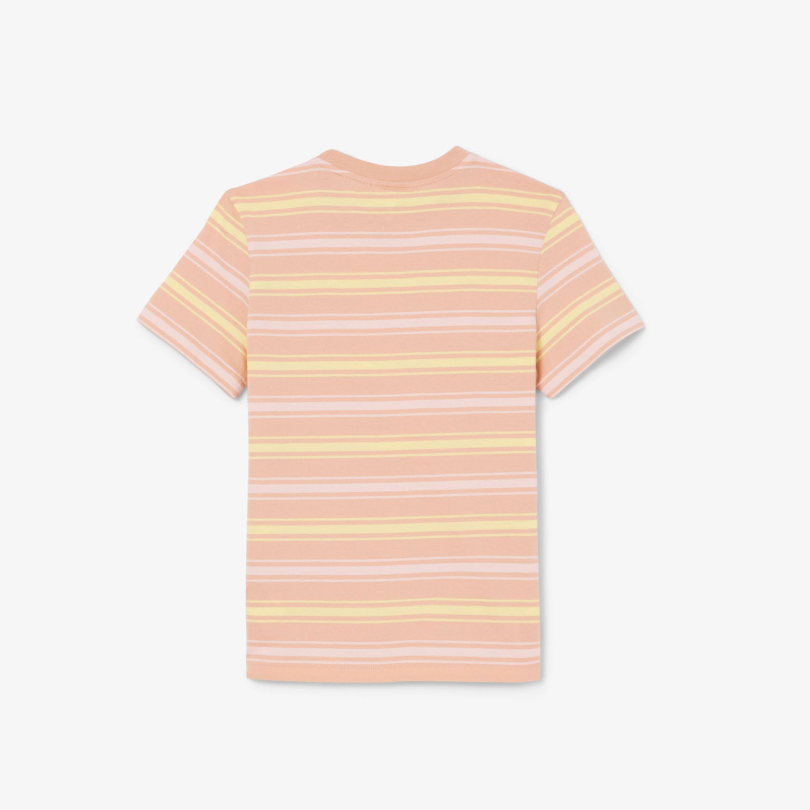 Lacoste Çocuk Bisiklet Yaka Çizgili Pembe T-Shirt