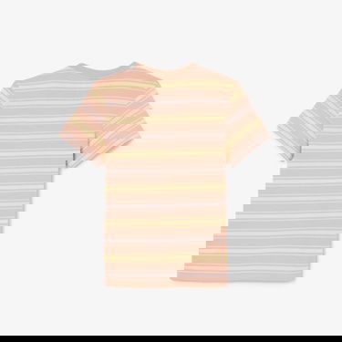  Lacoste Çocuk Bisiklet Yaka Çizgili Pembe T-Shirt