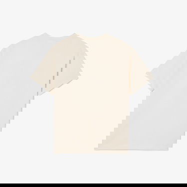  Lacoste Çocuk Bisiklet Yaka Desenli Krem T-Shirt
