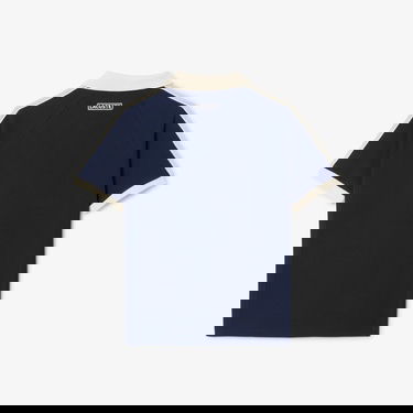  Lacoste Erkek Classic Fit Organik Pamuk Renk Bloklu Lacivert Polo