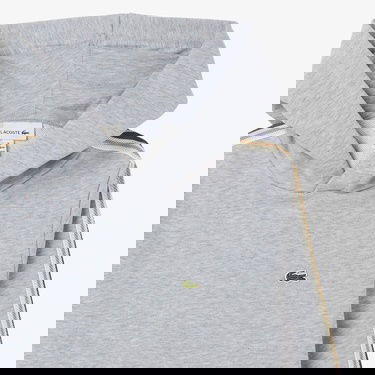  Lacoste Çocuk Bisiklet Yaka Gri Sweatshirt