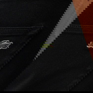  Lacoste Erkek Classic Fit Siyah Jean Pantolon